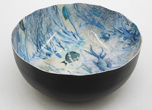 Vente en gros de bol d'ustensiles de cuisine en bois et Meena Work en vrac bol de vaisselle de table en bois massif de forme ronde de meilleure qualité - Product Image 5