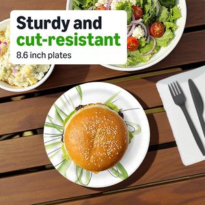Leading Seller of NEW 8.62-Inch Disposable Paper Plates 300 Count Factory Sealed USA | READY to SHIP - Product Image 2
