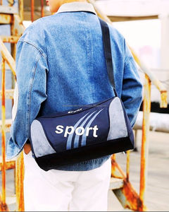 Bolsas de Gimnasio Unisex con Cierre y Patrón de Letras, de Poliéster, Color/Logotipo Personalizado, Gran Capacidad, para Deportes al Aire Libre - Product Image 5