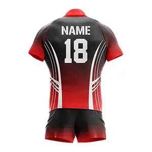 Uniforme de rugby personalizable, ecológico, de alto rendimiento, duradero, transpirable, cómodo, conjuntos sostenibles con nombre de equipo personalizado - Product Image 6