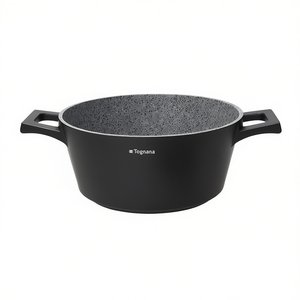 Cacerola Antiadherente de Aluminio Ambiziosa de 24 cm, Negra y Gris Piedra (WL7915CGRTG) para Cacerolas de Aluminio Tognana - Product Image 2
