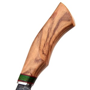 Cuchillo de Chef Santoku Japonés Nordic Forge, Acero al Carbono, Funda de Cuero, Forjado a Mano, Alta Dureza, Extra Afilado, Duradero, para Cocina - Product Image 4