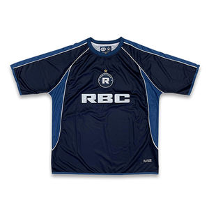 Diseño Personalizado de Ropa Urbana, Cuello en V Clásico, Antiarrugas, 100% Poliéster, Jersey Corto, Tela Retro de Secado Rápido para Fútbol - Product Image 2