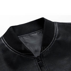 2024 moda de invierno de alta calidad Slim Fit transpirable piel de oveja chaqueta genuina para hombre elegante longitud larga Reversible nuevo - Product Image 4