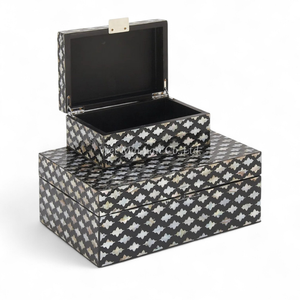 Caja de Joyería de Nácar, Proveedor Mayorista OEM, Incrustaciones de Concha Hechas a Mano, Vietnam - Product Image 1