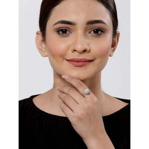 Anillos de Plata de Ley 925 de Primera Calidad para Mujer, Chapados en Rodio con Diamante de Corte Princesa, Joyería Fina, Tipo Anillo para Hombre - Product Image 5