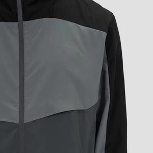Service OEM en gros – Nouvelle veste coupe-vent d'hiver personnalisée avec col montant et capuche, style urbain, imperméable en polyester - Product Image 3