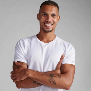 Quick-Dry Men's <b>Outdoor</b> Training T-<b>Shirt</b> Stock Round Neck Short-Sleeved Gym Clothing Sports <b>Top</b> - Product Image 4