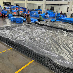 Lonas de plástico PE marrones son duraderas, de alta resistencia, tienen una gran capacidad y pueden soportar cargas pesadas. - Product Image 1