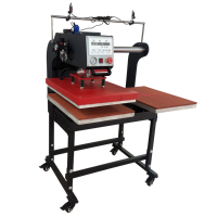 Presse à chaud numérique à double station 16x20 avec alignement laser
