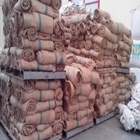Sacs en jute à motif léopard d'occasion avec longues poignées en corde ou en ruban pour fermes, entrepôts ou stockage - Livraison rapide et prix avantageux