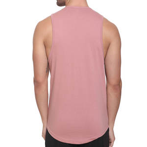 Ropa deportiva personalizada para hombre, camiseta informal sin mangas con cuello redondo, algodón/poliéster de alta calidad, logotipo y diseño personalizables - Product Image 2