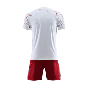 Maillot de football sport respirant en polyester personnalisé uni pour hommes Ensembles d'uniformes de football Ensemble de maillots de football Ensembles de kits de football - Product Image 2