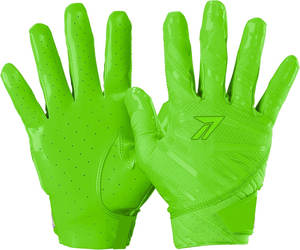 Guantes de Fútbol Americano de Cuero PU de Alta Calidad, Equipo de Receptor y Portero de Fútbol a la Moda, Características Transpirables - Product Image 5