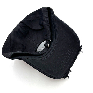 Chapeaux de papa vintage en détresse avec logo personnalisé casquettes de baseball en coton uni de haute qualité casquettes en jean pour hommes pour femmes style ajusté imprimé - Product Image 6