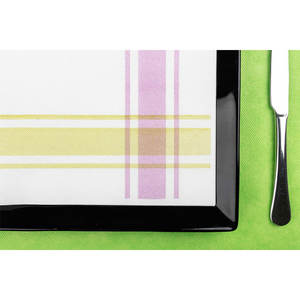 Tovaglioli da Cucina Stampati Lilla 40x40cm, Morbidi e Asciutti, B2B - Product Image 2