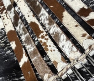 Customize Hair on Belt for Women Vintage <b>Pin</b> Buckle Cow Leather Belts Comfortable Casual Genuine Leather Belts From Pakistan - Product Image 4