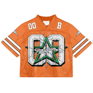 Maillot de football rétro unisexe, short imprimé, sport, surdimensionné, entraînement d'équipe, maillot en mesh, entraînement de football, baseball, couleur personnalisée - Product Image 3