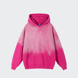 Sudadera con capucha térmica de lavado ácido de lana de algodón para hombre, ropa de calle, Jersey, de algodón orgánico Sudadera con capucha, sudaderas con capucha para hombre, personalizadas - Product Image 3