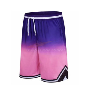 Short de basket-ball personnalisé délavé à l'acide de DS INTERNATIONAL: short d'équipe et de streetwear de qualité supérieure avec poches zippées pour votre logo et votre marque - Product Image 2