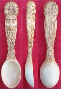 CUILLÈRE EN BOIS BOOST SCULPTURE Logo personnalisé Ustensile de cuisine en bois naturel Cuillère en bois d'acacia solide pour la cuisson - Product Image 6