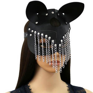 หน้ากากหนังคลาสสิกสำหรับผู้ใหญ่ สไตล์เซ็กซี่ พร้อมพื้นผิวหนังคุณภาพพรีเมียม และดีไซน์กระชับพอดีตัว สำหรับขายออนไลน์ - Product Image 5