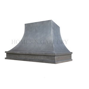 Campana de Cocina de Acero Inoxidable con Acabado de Zinc, Diseño Clásico, Montada en la Pared, para Chimenea, Isla de Cocina, Estilo Rústico, Personalizable - Product Image 6