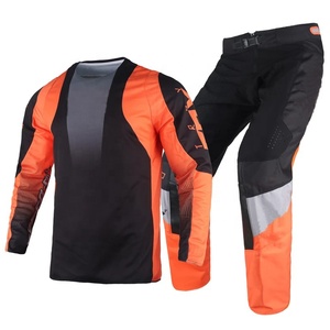Camiseta y pantalón de motocross con logotipo personalizado OEM, combo de ropa deportiva, traje de carreras hecho a medida, traje de Jersey de motocross hecho a medida - Product Image 6
