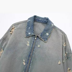 2024 Autumn New Product Fashion Casual <b>Women's</b> Wear Simple and Versatile Short Denim <b>Jacket</b> Coat Top - Product Image 2