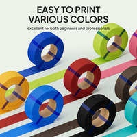 Filament d'imprimante 3D Elegoo PLA Basic 1 kg, sans bobine, diamètre 1,75 mm, divers matériaux dont ABS, PA, PP, PPS, PEK, Nylon 3D