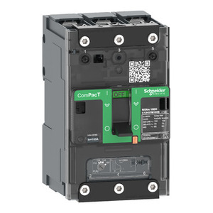 Interruttore Automatico Schneider Electric ComPacT NSXm B Modello C12B3TM125B 3 Poli 3D 125A con Unità di Azionamento TMD 25kA 415VAC Stampato - Product Image 1