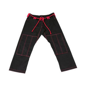 Personalizado OEM Logo Artes Marciales Brasileño BJJ Jiu Jitsu Ripstop Gi Negro Pantalones Cantidad a granel Azul 10oz - Product Image 1