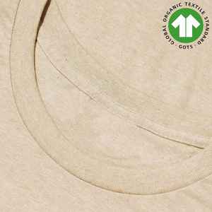 เสื้อยืดลูกเรือออแกนิกน้ำหนักเบาสำหรับผู้หญิงใส่ได้ทั้งชายและหญิงพร้อมวัสดุที่เป็นมิตรต่อสิ่งแวดล้อมสีดำและธรรมชาติ - Product Image 5