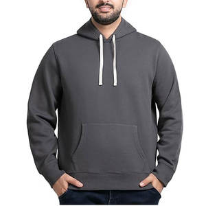 Coupe ample hommes sweats à capuche Offre Spéciale sweat à capuche personnalisé grande taille marque privée solide coton polaire sweats à capuche avec Logo de la marque - Product Image 1