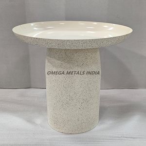 Modern Sleek Cement Grey Concrete <b>Stool</b> Functional Outdoor Furniture for Seating or Accent in <b>Gardens</b> for Living Room - Product Image 5