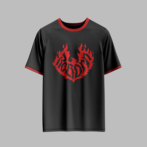 T-shirt surdimensionné en coton épais à la mode Streetwear coréen pour une utilisation quotidienne ou événementielle - Product Image 1