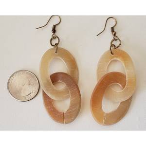 Pendiente de cuerno Natural de alta calidad para mujer, pendiente de cuerno, joyería de uso diario, joyería de cuerno de búfalo Natural de búfalo - Product Image 3