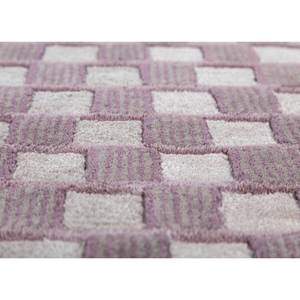 Alfombra Rectangular de Lana y Viscosa Tejida a Mano Wild Wanderlust Ivory, Diseño Geométrico Abstracto para Sala de Estar, Pasillo, Modelo TR-14990 - Product Image 3