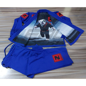 Jiu Jitsu GI 100% กิโมโนผ้าฝ้าย450แกรมเสื้อแจ็กเก็ตผ้าทอไข่มุก10ออนซ์กางเกงผ้าฝ้ายสั่งทำได้ BJJ GI ผลิตในปากีสถาน - Product Image 1