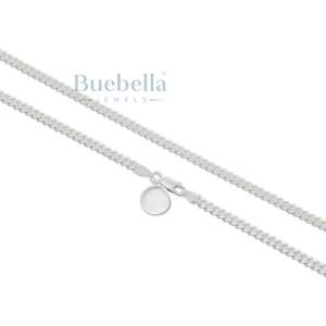 Hip Hop 4mm 925 Plata oro blanco cadena cubana collar VVS Moissanite Venta caliente collar ancho cadena cubana joyería de alta calidad - Product Image 2