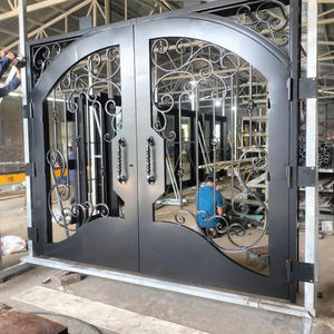 Porte d'entrée en fer de qualité supérieure offrant une sécurité élevée, une construction durable et des détails décoratifs raffinés - Product Image 5