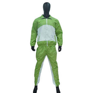 Ensemble coupe-vent à capuche style hip-hop pour l'hiver, unisexe, design personnalisé, survêtements réversibles de haute qualité en gros - Product Image 1