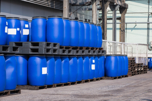 HDPE 200L 220L Cylinder Barrel 55 Gallon White Plastic Stacking <b>Drums</b> for Sale - Product Image 2