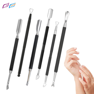 Empujadores de Cutículas de Alta Calidad, Cortador Negro y Herramientas Duraderas para Manicura y Pedicura, Recortador de Cutículas - Bahasa Pro - Product Image 6