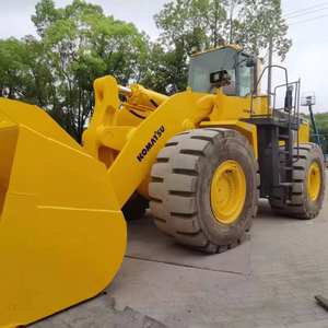 Pala cargadora de ruedas KOMATSU de segunda mano en buen estado a la venta, precio competitivo con motor central y componentes de motor incluidos - Product Image 1