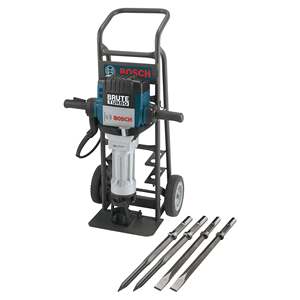 Kit Deluxe Brute Turbo 120 Volts avec Chariot Deluxe, Marteau Électrique pour Démolition, Pointe de 20 Pouces et Tige Hexagonale de 1-1/8 Pouces en Acier - Product Image 4