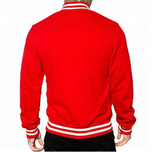 Chaqueta Letterman Varsity de manga de cuero PU personalizada de fabricantes de ropa para hombres chaquetas Letterman del equipo - Product Image 4