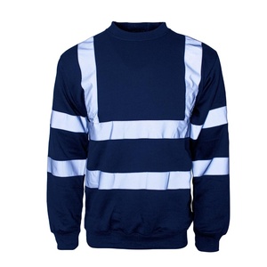 Custom Logo Polyester Breathable High Visibility Security <b>Working</b> Winter Construction Safety <b>Sweatshirt</b> Hoodie - Product Image 1