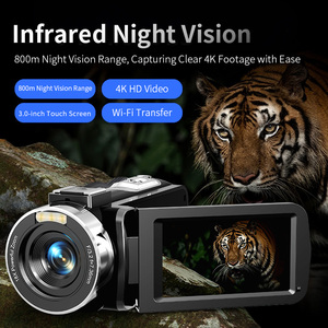 กล้องวิดีโอ DV หน้าจอ 3.0 นิ้ว ซูมดิจิตอล 18 เท่า ความละเอียด 25MP+ 4K HD WiFi พร้อมรีโมทไร้สายควบคุมระยะไกล 360 องศา  พร้อมเซ็นเซอร์ Nightshot CMOS - Product Image 3