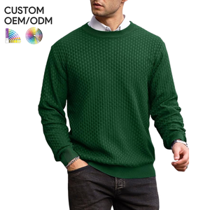 Suéter de Punto Térmico de Invierno Personalizado OEM ODM, Suéter de Manga Larga Transpirable de Secado Rápido de Alta Calidad, Corte Regular Desgastado - Product Image 1